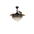 Miniatyrbild 1 av 2: Takfläktslampa, LED-ljus, modern heminredning, HQ-002, 110-240V