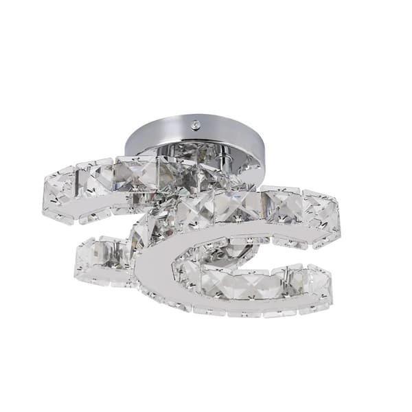 LED Loftlamper, Krystaldesign, Rustfrit Stål Lysekrone, Type C, udskiftelig