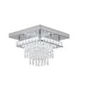 Miniatyrbillede 1 af 2: LED Loftlamper, Krystaldesign, Rustfrit Stål Lysekrone, Type D, Kold Hvid