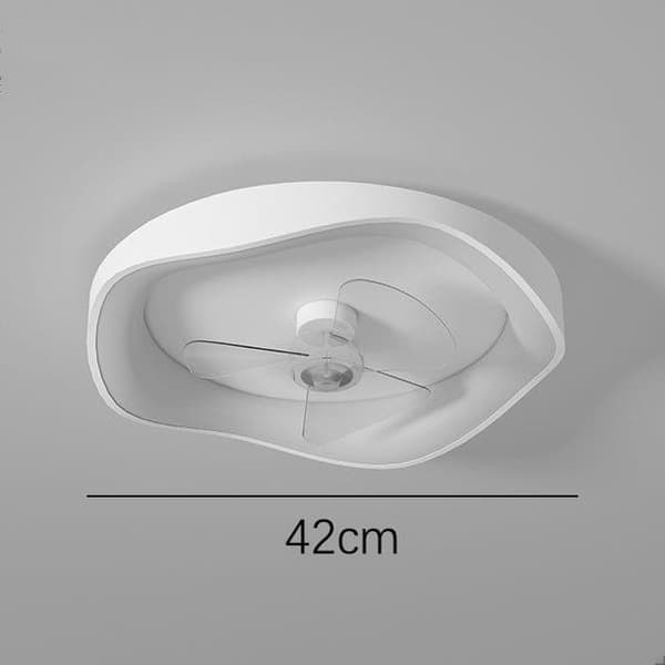 OBOSOE Loftsventilator/LED-belysning Dæmpbar loftslampe Lydløs viftelampe, med fjernbetjening