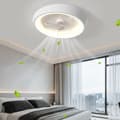 Miniatyrbillede 5 af 9: OBOSOE Loftsventilator/LED-belysning Dæmpbar loftslampe Lydløs viftelampe, med fjernbetjening