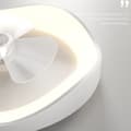 Miniatyrbillede 6 af 9: OBOSOE Loftsventilator/LED-belysning Dæmpbar loftslampe Lydløs viftelampe, med fjernbetjening
