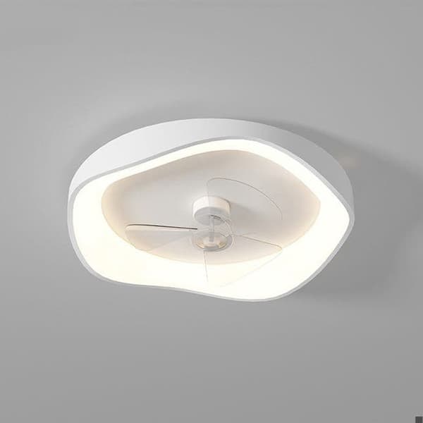 OBOSOE Loftsventilator/LED-belysning Dæmpbar loftslampe Lydløs viftelampe, med fjernbetjening