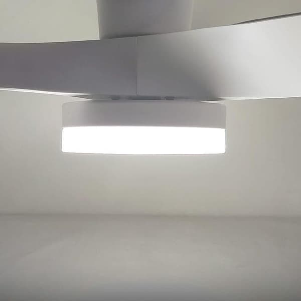 OBOSOE hiljainen kattotuuletin lampulla 76 cm – 28W LED CCT, kaukosäädin, kattotuuletin valaistuksella