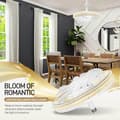 Miniatyrbild 9 av 9: Bomclap Takfläkt med ljus och fjärrkontroll – dimbar inbyggd takfläktlampa för sovrum och vardagsrum