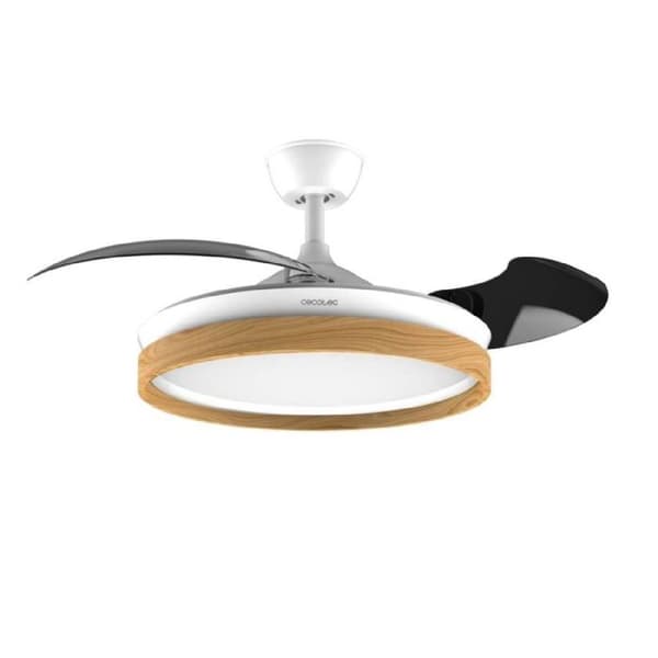 Cecotec Takfläkt med lampa EnergySilence Aero 4320 Unsynlig Trä&Vit