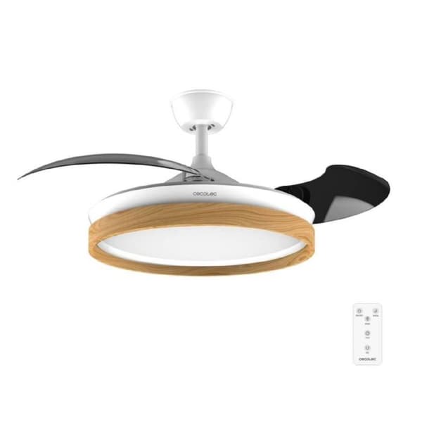 Cecotec Takfläkt med lampa EnergySilence Aero 4320 Unsynlig Trä&Vit
