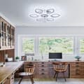 Miniatyrbild 8 av 9: Bomclap Modern Bladlös Inbyggbar Takfläkt 65 cm med LED-belysning - Smart Styrning via App & Fjärrkontroll