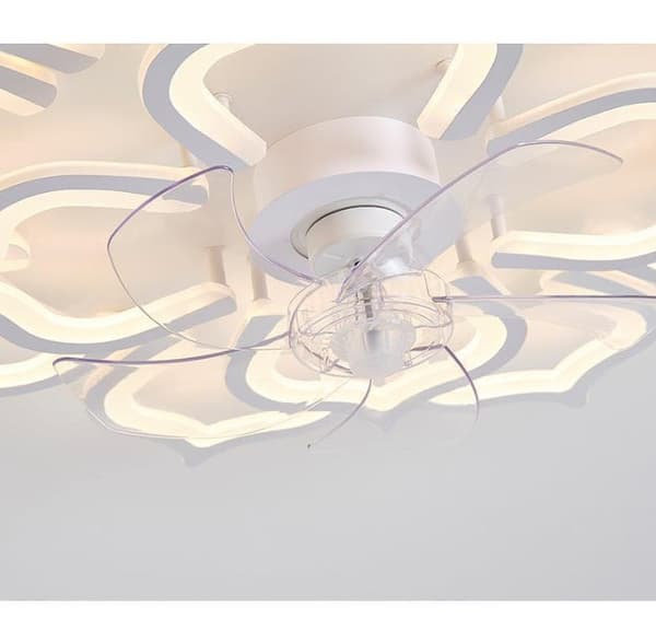 Bomclap Takfläkt 50 cm med LED-belysning - 6 Fläkthastigheter | App- & Fjärrstyrd (Variabel Hastighet