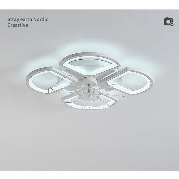 Bomclap Takfläkt 50 cm med LED-belysning - 6 Fläkthastigheter | App- & Fjärrstyrd (Variabel Hastighet