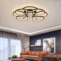 Miniatyrbild 2 av 6: Bomclap Smart Takfläkt 80 cm med Dimmbar LED-lampa - 6 Fläkthastigheter | App & Fjärrkontroll