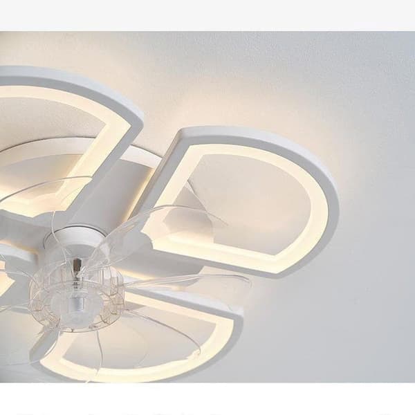 Bomclap Smart Takfläkt 80 cm med Dimmbar LED-lampa - 6 Fläkthastigheter | App & Fjärrkontroll