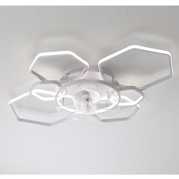 OBOSOE Takfläkt 103 cm med inbyggd LED-belysning – 145 W, 6 hastigheter, dimbar, fjärrkontroll & appstyrning