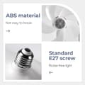 Miniatyrbillede 4 af 7: OBOSOE Loftsventilator med lampe E27, fjernbetjent ventilatorlampe med 3 hastigheder til soveværelse/stue