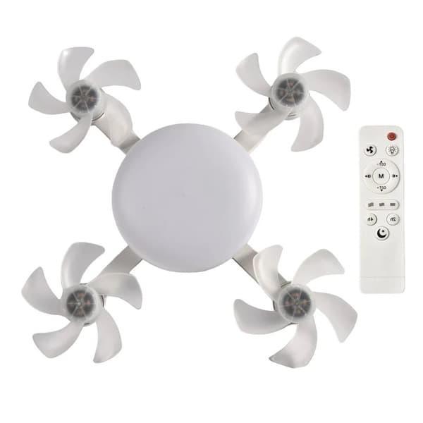 Drone Fan, LED Lys, Fjernbetjening,B