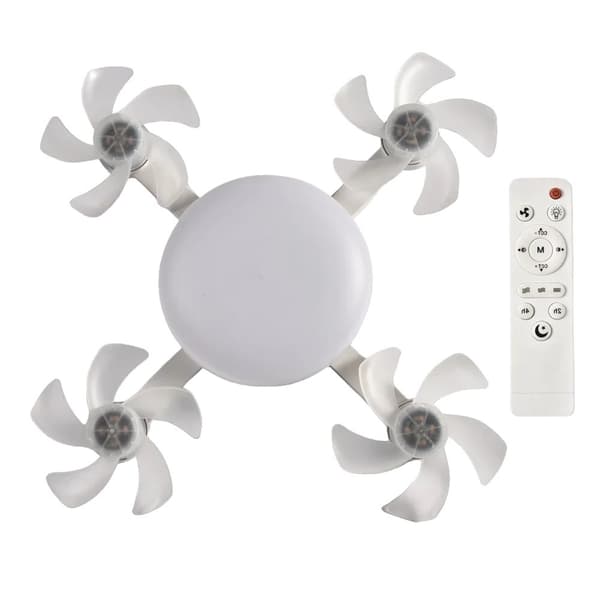 Drone Fan, LED Lys, Fjernbetjening,B