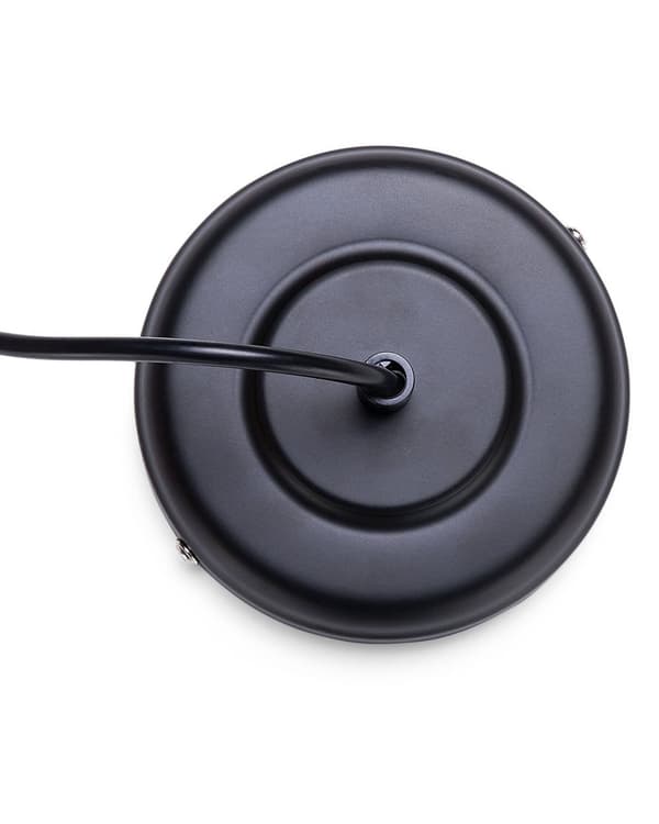 Taklampa Svart Metall 1 Lampa Burform Geometrisk Öppen trådskärm