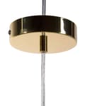 Miniatyrbild 7 av 7: Hängande Taklampa 1 Ljus Guld Metallskärm Bur Tråd Industriell