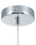 Miniatyrbild 10 av 11: Hängande Lampa Silver Hög Glans Reflektivt Glas Geometrisk Skärm Eklektisk Glamorös Design