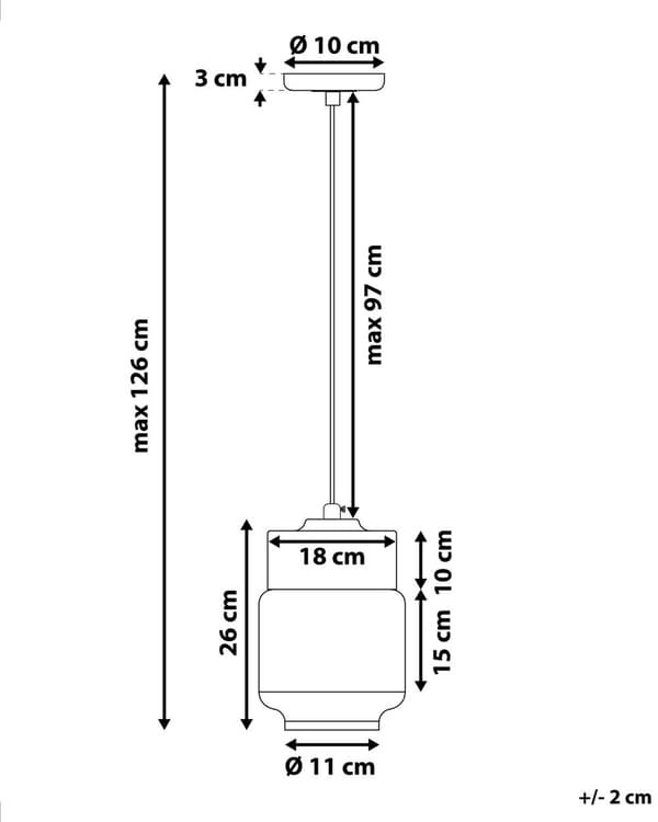 Hängande Taklampa Vit Transparent Glas Skärm Geometrisk Rund Modern Design
