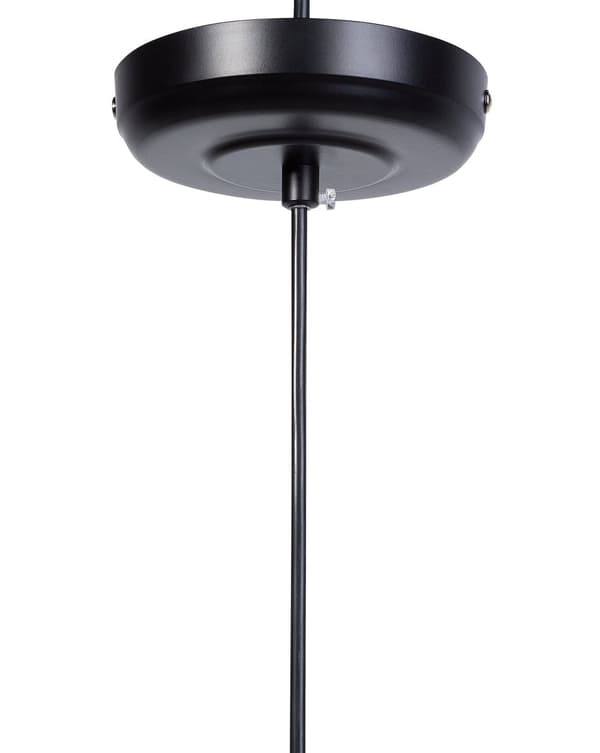 Hängande Lampa Koppar med Svart Öppen Skärm Metall Industriell Design