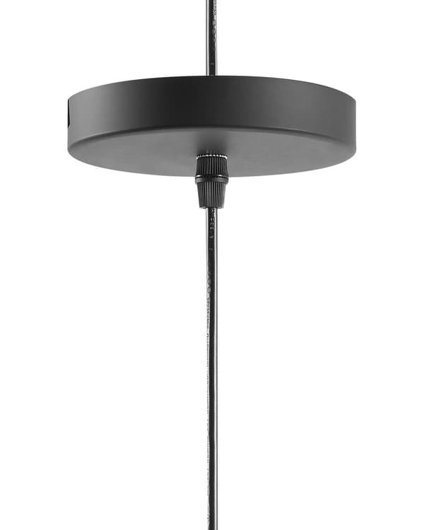 Hängande Taklampa Svart med Guld Skärm Geometrisk Kon Modern Minimalistisk Design