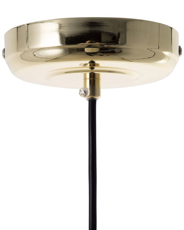 Taklampa Guld Metall 1 Lampa Burform Geometrisk Öppen trådskärm