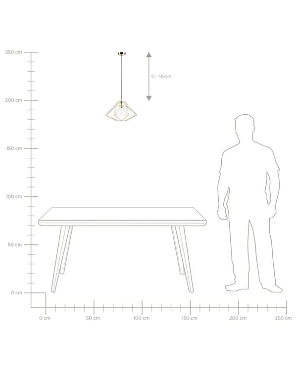 Taklampa Guld Metall 1 Lampa Burform Geometrisk Öppen trådskärm