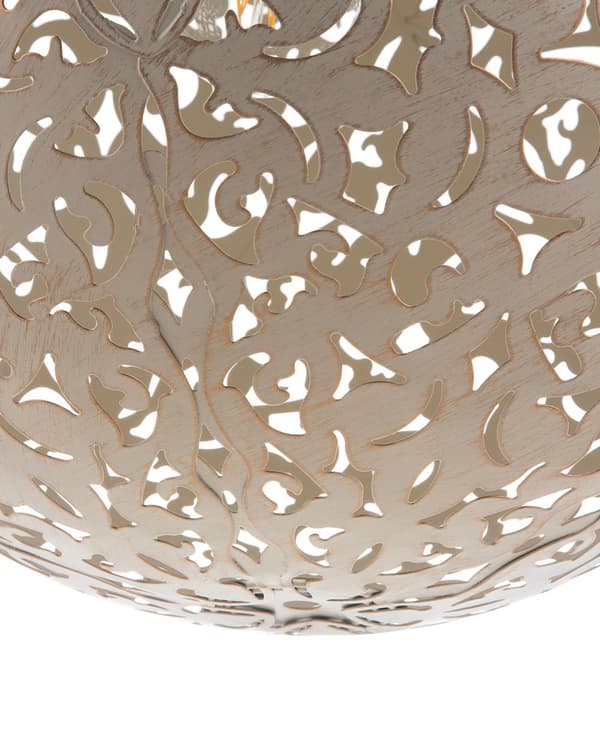 Hängande Lampa Guld Metall Orientalisk Glob Taklampa