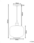 Miniatyrbild 3 av 8: Pendellampa Transparent Glas Arbetslampa Industriell Klassisk Edison