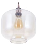 Miniatyrbild 4 av 8: Pendellampa Transparent Glas Arbetslampa Industriell Klassisk Edison