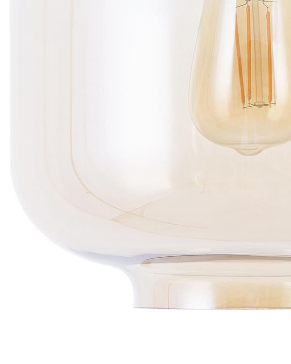 Pendellampa Transparent Glas Arbetslampa Industriell Klassisk Edison