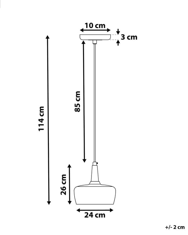 Pendellampa Vit Gips Modern Taklampa