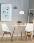 Miniatyrbild 2 av 8: Pendellampa Vit Gips Modern Taklampa