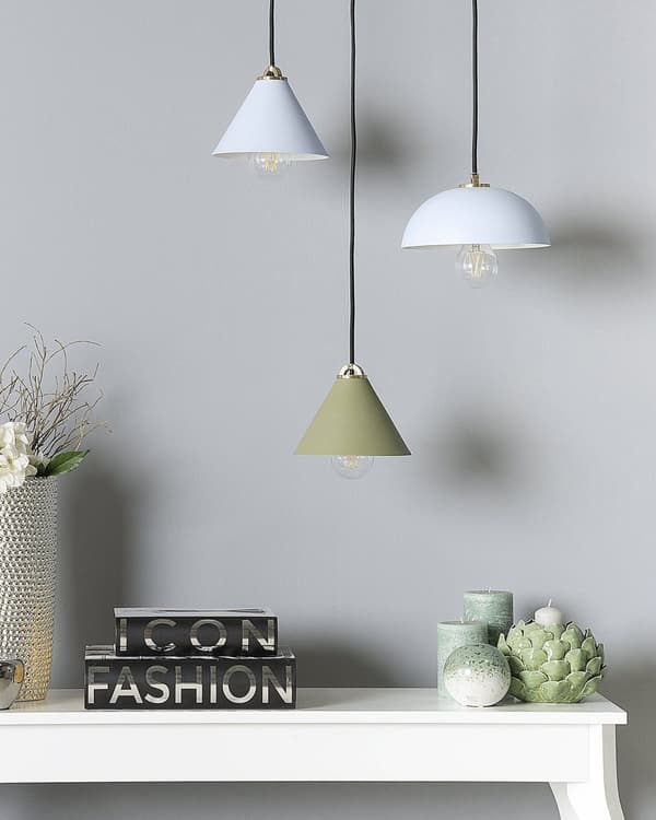 Taklampa Blå Metall 162 cm Hängande Modern