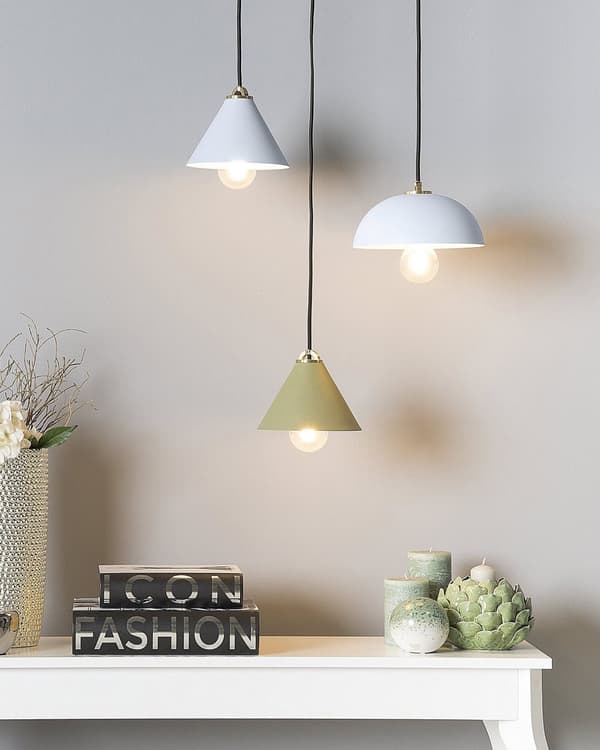 Taklampa Blå Metall 162 cm Hängande Modern