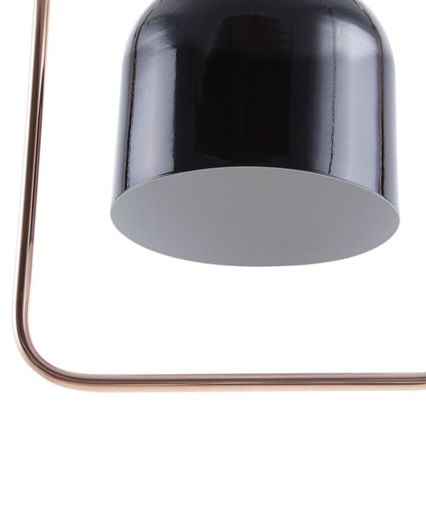 Taklampa Svart Metall 121 cm Kopparram Industriell