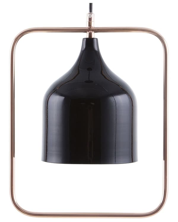Taklampa Svart Metall 121 cm Kopparram Industriell