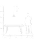 Miniatyrbild 8 av 8: Taklampa Svart Metall Modern Klockform Elegant Kök
