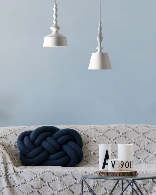 Taklampa Svart Metall Modern Klockform Elegant Kök