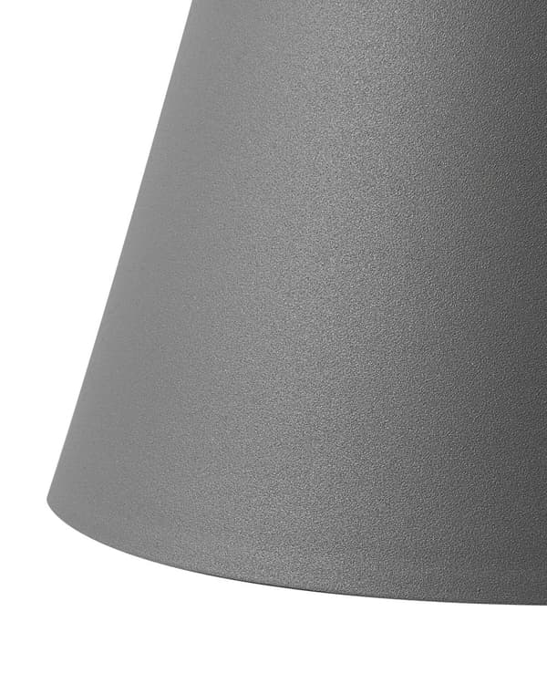 Hängande Taklampa Grå Skärm Geometrisk Kon Modern Minimalistisk Design