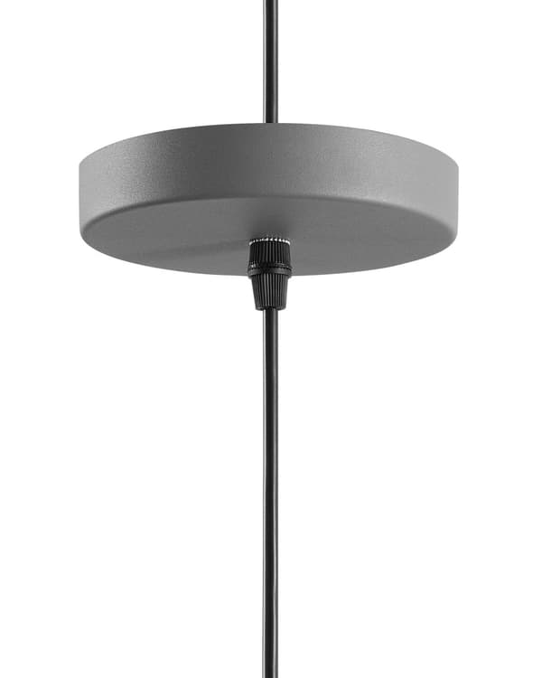 Hängande Taklampa Grå Skärm Geometrisk Kon Modern Minimalistisk Design