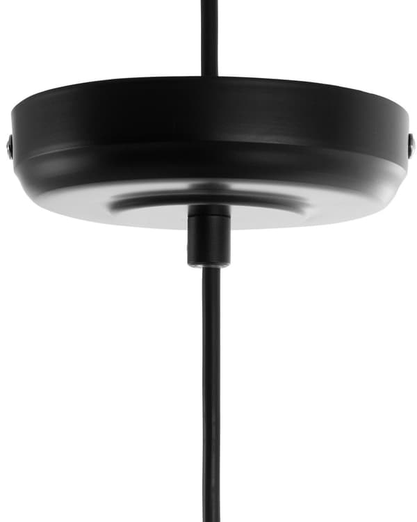 Taklampa Svart Metall 128 cm Hängande Burskärm Industriell