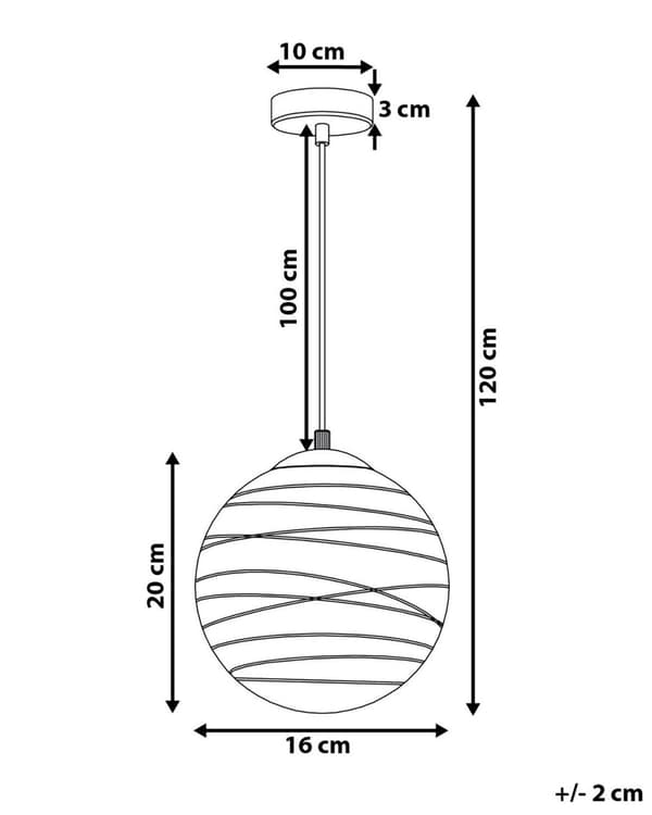 Hängande Lampa Transparent Glas Modern Glob Taklampa