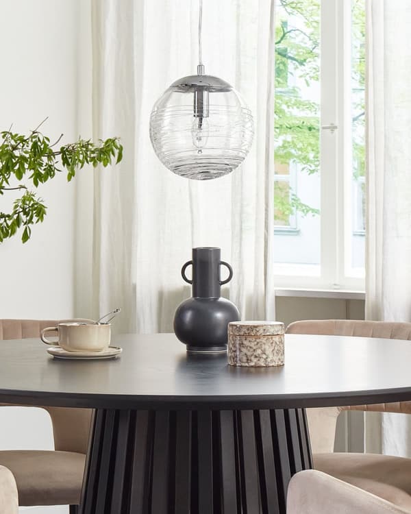 Hängande Lampa Transparent Glas Modern Glob Taklampa