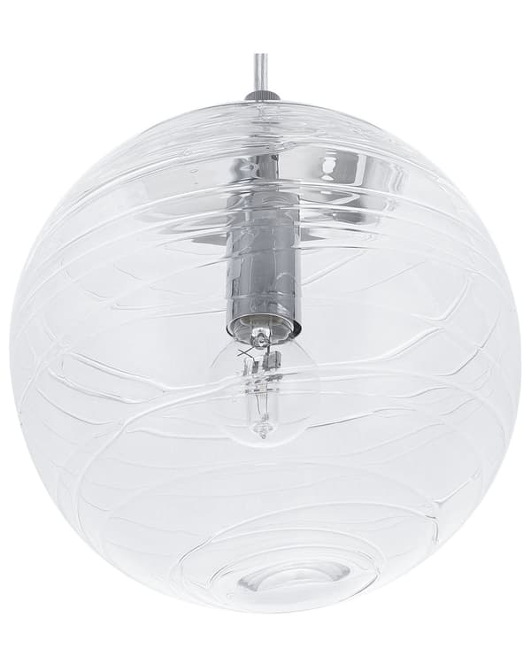 Hängande Lampa Transparent Glas Modern Glob Taklampa