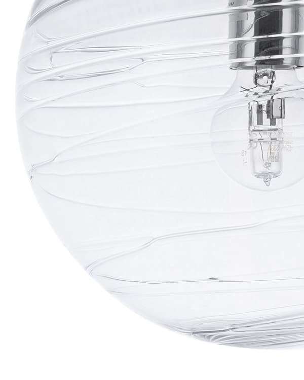 Hängande Lampa Transparent Glas Modern Glob Taklampa