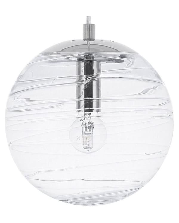Hängande Lampa Transparent Glas Modern Glob Taklampa