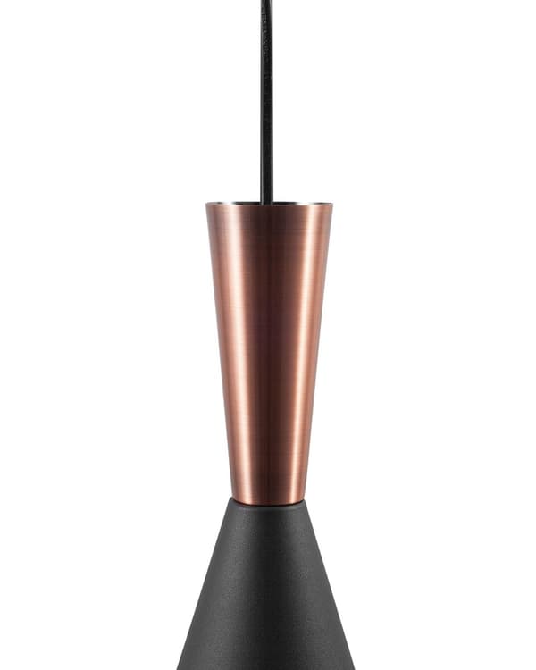 Hängande Lampa Svart Skärm Geometrisk Kon Modern Minimalistisk Design