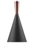 Miniatyrbild 1 av 8: Hängande Lampa Svart Skärm Geometrisk Kon Modern Minimalistisk Design